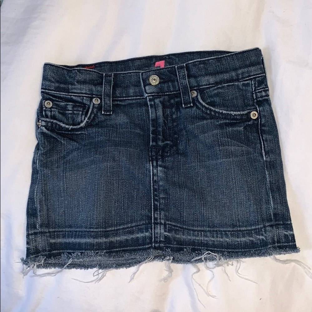 7 Seven for all mankind denim skirt